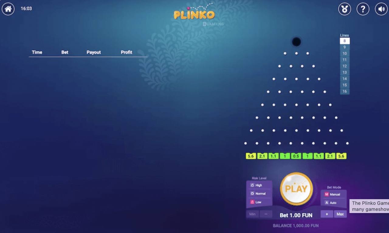 Plinko Demo Juego en Línea