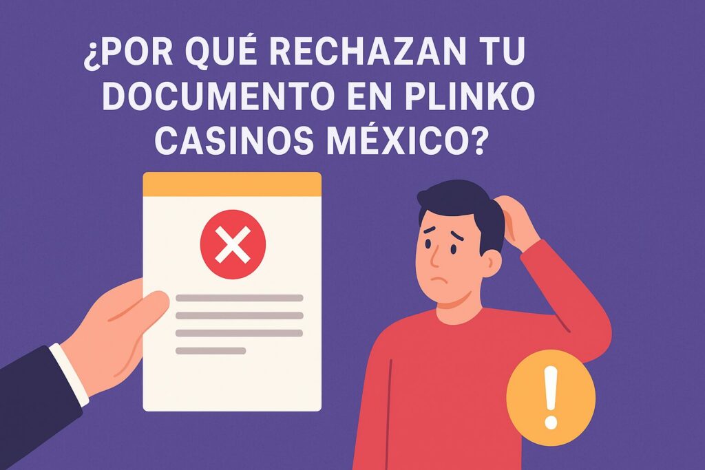Por Qué Rechazan Tu Documento en Plinko Casinos México
